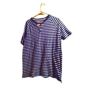 GoodFellow Blue and white striped shirt